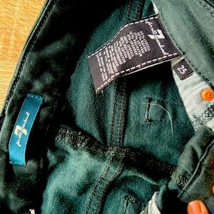 Seven for all Mankind jeans. Stretch.